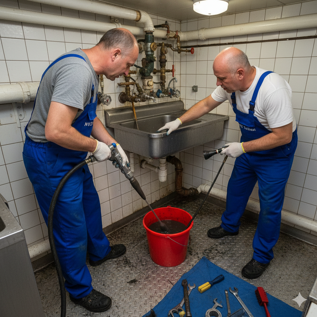 Körfez Gemi Lavabo ve Gider Hatları Temizliği