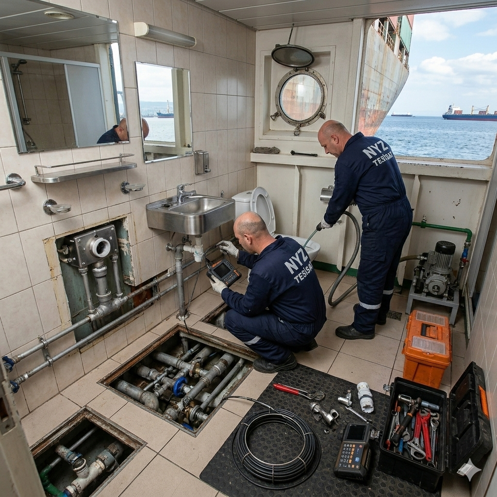 İzmit Gemi Banyo ve Lavabo Hatları Bakımı