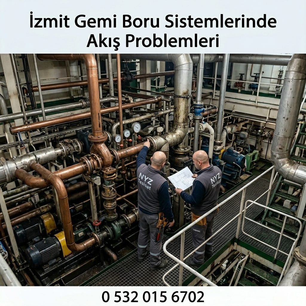 İzmit Gemi Boru Sistemlerinde Akış Problemleri