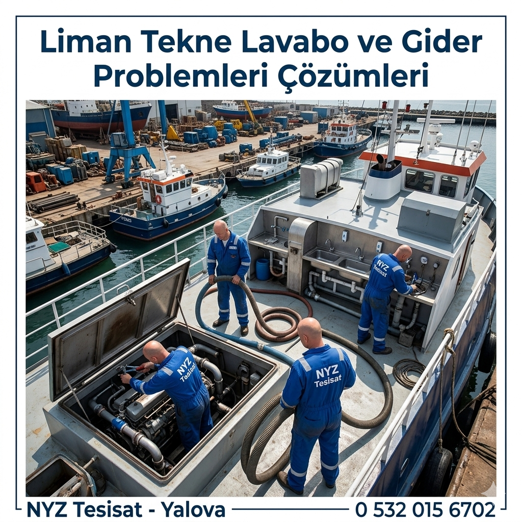 Liman Tekne Lavabo ve Gider Problemleri Çözümleri