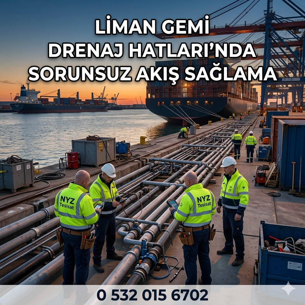 Liman Gemi Drenaj Hatlarında Sorunsuz Akış Sağlama